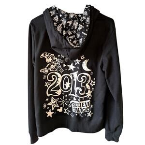 Disney Parks Walt Disney World 2013 Fantasia Mickey Zip Up Hoodie L